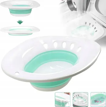 Vana PŘENOSNÝ BIDET SKLÁDACÍ VANA SITZ LÁZEŇ PRO SEDACÍ KOUPEL SADA