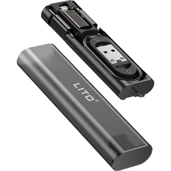 Úložný box Lito - Mini úložný box (LM01) - multifunkční, kompaktní a přenosný - černý