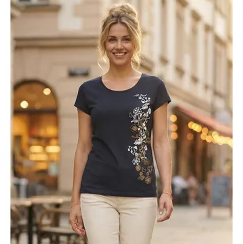 Dámské tričko Dámské triko ALTISPORT CARRYOVER ALW029122 NÁMOŘNÍ MODRÁ M