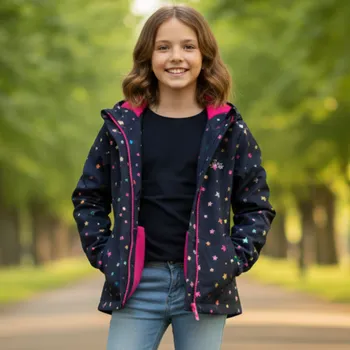 Dívčí bunda Wolf B2262 Dívčí softshellová bunda (bez fleesu) tm.modrá