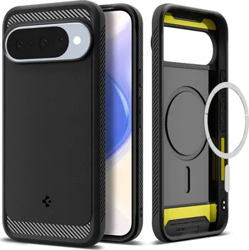 Pouzdro na mobilní telefon Spigen - Rugged Armor MagSafe - Google Pixel 10 Pro - matně černá