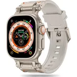 Techsuit - Řemínek na hodinky (W064) - Apple Watch 1/2/3/4/5/6/7/8/9/10/11/SE/SE 2/SE 3/Ultra/2/3(42/44/45/46/49mm) - Silver Starlight