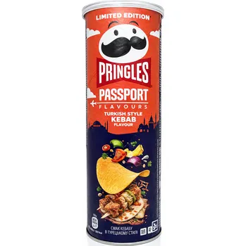 Slaná pochutina Pringles Passport Turkish style Kebab 165g [PL] Limited Edition