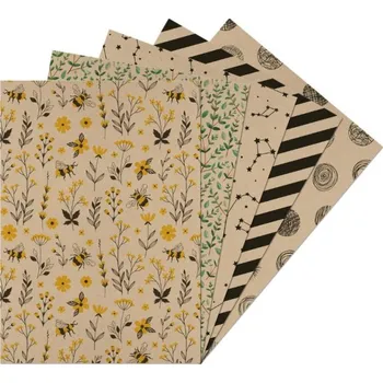 Balící papír Dárkový papír v roli AGPE100009 Kraft 9