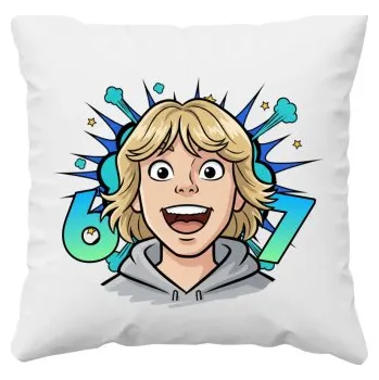 Žertovný předmět 67 Dítě - polštář s potiskem- Tričkový.cz