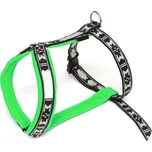 Postroj nylon Run - zelená ManMat vel.S - krk 41-44 cm