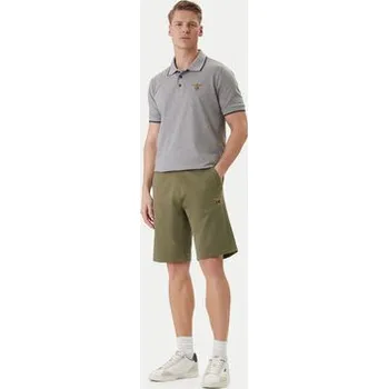 Aeronautica Militare Sportovní kraťasy 261BF0032UF00674 Zelená Regular Fit M