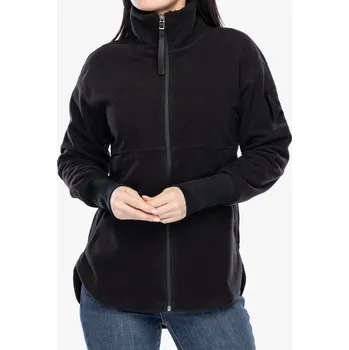 Dámská mikina Rozepínací mikina dámská Didriksons Ronja Fullzip - černá 38 (M)
