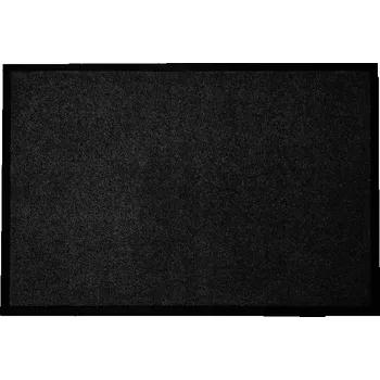 Rohožka ČERNÁ VSTUPNÍ ROHOŽKA 40X60CM KE DVEŘÍM, ODOLNÁ ROHOŽKA NA BOTY DO DOMU