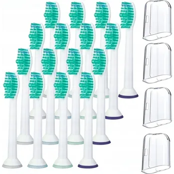 Péče o chrup Hlavice na zubní kartáčky Philips náhradní 16 ks středně měkké, bílé