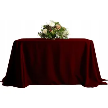 ubrus Ubrus MEBLE ODNOWA červený obdélníkový 230x230 cm, odolný proti skvrnám