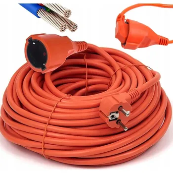 Napájecí kabel Prodlužovací Kabel Bedee 30 m 1 ks zásuvek oranžový