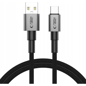 Datový kabel Kabel Tech-protect USB - USB-C 1 m šedý