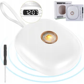 Budík Vibrační Budík s Podložkou pod Polštář pro Silné Spáče / Budík s vibrační podložkou