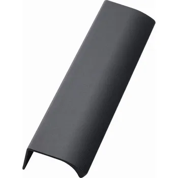 Nábytkové kování Nábytková úchytka hranová Edge Straight 20 Hliníková Černá