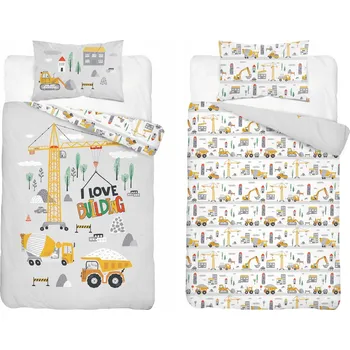 Povlečení Sada povlečení Detexpol 90 x 120 cm šedá