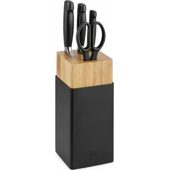 Kuchyňský nůž Zwilling Černý blok se noži Four Star a nůžkami, 5 ks 1029531