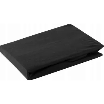 Prostěradlo Prostěradlo jersey s gumou ČERNÉ 180x200+30 cm 1