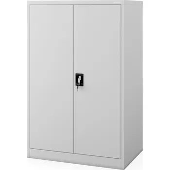 Policová skříň Kancelářská kovová skříň na dokumenty KEVIN D600 900 x 1400 x 600 mm