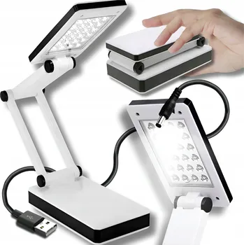 Lampička Stolní lampička R2 bílá, černá, výkon do 7 W