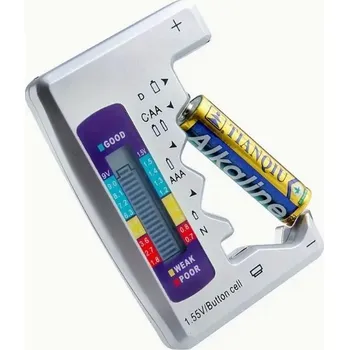 IP kamera Tester Baterii Cyfrowy LCD Multifunkční kontrola pro baterie C AA AAA D