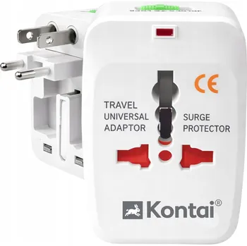 Cestovní adaptér zásuvka – univerzální pro všechny země PL/EU/UK/USA/AUS