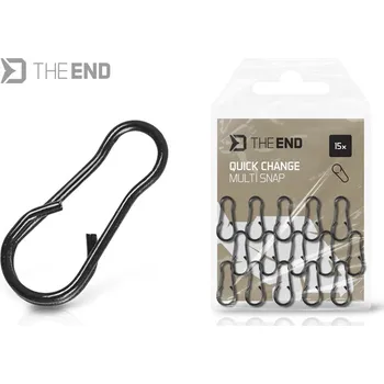 Rychlovýměnný klip Delphin TheEND Multi Snap / 15ks