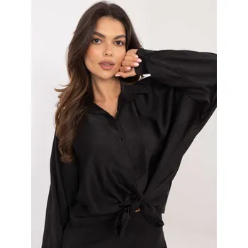 Dámská košile Košile DHJ KS 16528.34 černá jedna velikost