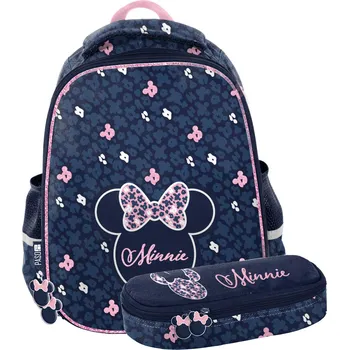 Školní batoh Školní batoh Minnie Mouse Paso s více přihrádkami, modrá, růžová