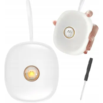 Budík Vibrační budík s podložkou pod polštář pro osoby s hlubokým spánkem, budík s podložkou BÍLÝ