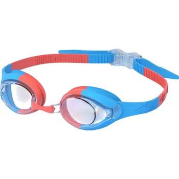 Plavecké brýle Dětské plavecké brýle 3–14 let Silikonový rám Polykarbonátové čočky Měkké těsnění Nastavitelný pásek Bezpečné brýle pro děti červená