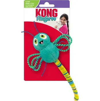 Hračka pro kočku Hračka Kong Cat Flingaroo Dragonfly mix Vážka 2 farby polyester
