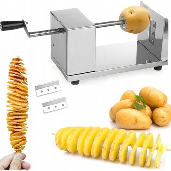 Kráječ zeleniny PROFESIONÁLNÍ STROJEK NA VÝROBU SPIRÁLOVÝCH BRAMBOR NA ŠPEJLI