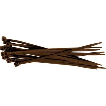 Stahovací páska Páska vázací, nylonová hnědá, 48 v 250 mm, STALCO PERFECT, bal.100ks