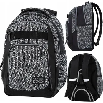 Sportovní batoh Školní batoh vícekomorový CoolPack odstíny šedé a stříbrné 28 l