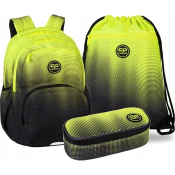 Školní batoh Školní batoh vícekomorový CoolPack černý, odstíny žluté a zlaté 23 l