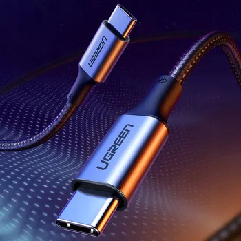 Datový kabel Kabel Ugreen USB typ C - USB typ C 3 m černý