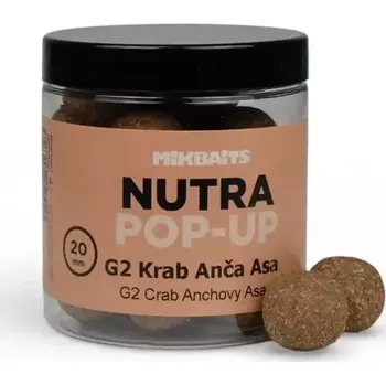MIKBAITS NUTRA pop-up 250ml - G2 Krab Ančovička Asa 20mm