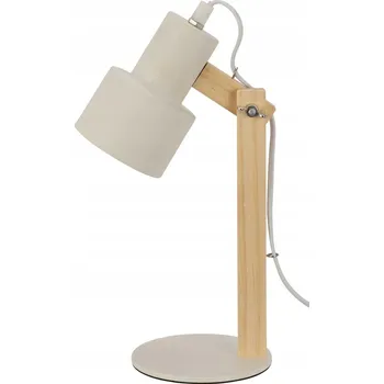 Lampička KANCELÁŘSKÁ LAMPA STOLNÍ NA PSACÍ STŮL NASTAVITELNÁ bílá kovová