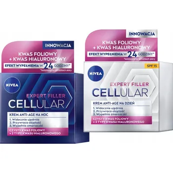 Pleťový krém Krém NIVEA CELLULAR Expert Filler SPF15 sada