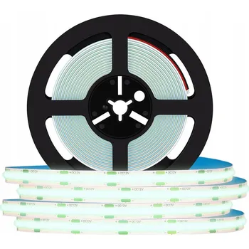 LED páska COB VÝKONNÁ LED NEONOVÁ PÁSKA BÍLÁ STUDENÁ 1M 12V 10W