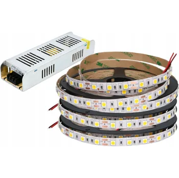 LED páska SADA 15m LED pásek 5050 Neutrální bílá 216W VÝKON