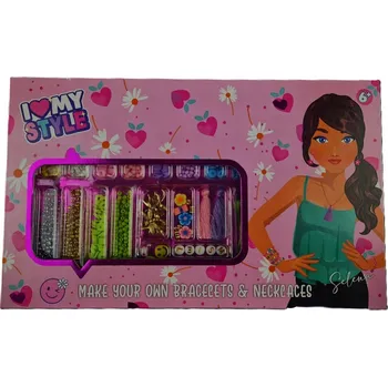 kreativní sada Sada korálků pro holky včetně kleští v magnetické krabičce