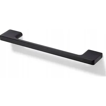 Nábytkové kování Nábytková úchytka YVS černá matná 12 cm 96 mm