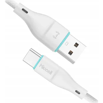Datový kabel Kabel Virone USB - USB typ C 1 m bílý