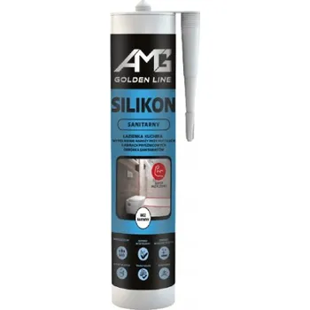 stavební silikon Sanitární silikon bezbarvý AMG 280 ml