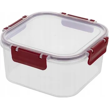 Dóza na potraviny NÁDOBA NA POTRAVINY KRYT NA POTRAVINY ČERVENÝ FLORINA 800 ML