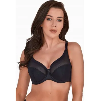 Dámské spodní prádlo Gaia podprsenka s polovyztuženými košíčky černá velikost 80F
