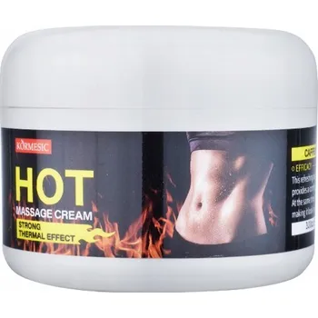 Masážní přípravek Kormesic HOT MASSAGE CREAM hřejivý a zeštíhlující masážní krém 85 g