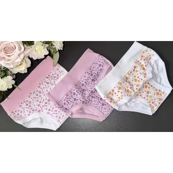 Dívčí kalhotky ALVADA B9714 trojpack 9/10 (Velikost 134)